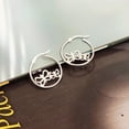 thumbnail image 4 of LeCalla 925 Sterling Silver Light-Weight Click Top Double Butterfly Hoop Earrings for Women and Teen 20MM, 4 of 8