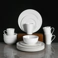 thumbnail image 4 of Stone Lain Eleanor 16-Piece Dinnerware Set Bone China, White, 4 of 4