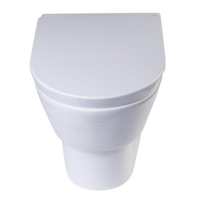 Eago R-332SEAT Replacement Soft Closing Plastic Toilet Seat, White for WD332