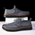 thumbnail image 6 of Men's Low-Top Sneakers - Breathable & Sole Lace-Up Casual Shoes Suitable for Summer, Gym, Office, and Outdoor Activities Round Toe Solid Color Sneakers for Casual Attire,, 6 of 9