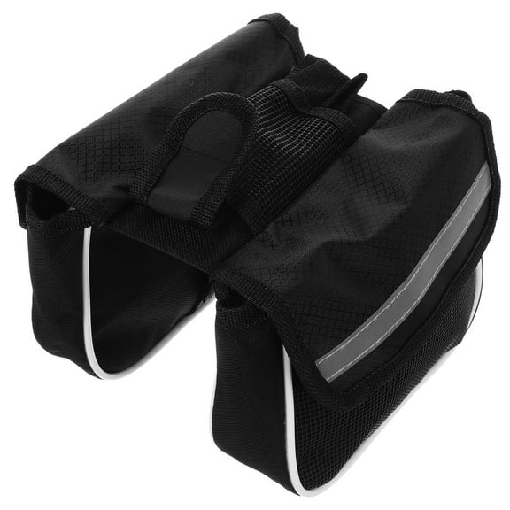 Bike Saddle Bag Handlebars Bike Bag Travel 19.00X13.00X11.00CM Black