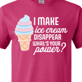 thumbnail image 4 of Inktastic I Make Ice Cream Disappear What's Your Power T-Shirt, 4 of 5