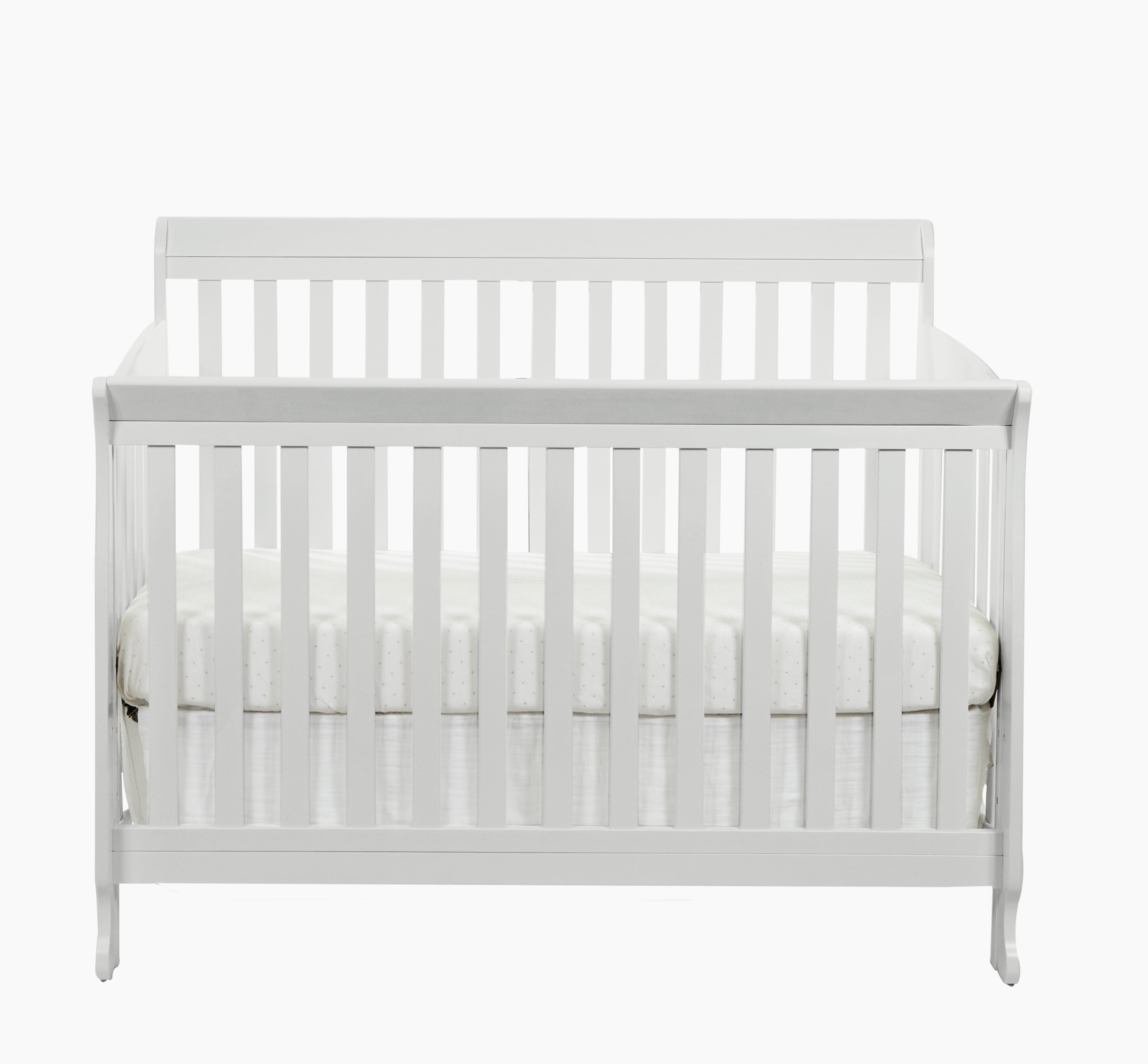 Suite Bebe Riley Crib and Toddler Guard Rail Bundle, White