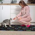thumbnail image 3 of Game Controller Black Pattern Anti Fatigue Kitchen Rugs Set Of 2, Non Slip Washable Decorative Floor Mats for Kitchen Sink Laundry, 17"x30" and 17"x47", 3 of 5