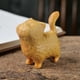 thumbnail image 1 of Pequeño gato de madera lindo, modelo de madera tallada gato lindo hecho a mano, estatua de escultura de gato de madera hecha a mano, figuras de gato decoración del hogar, 1 of 5