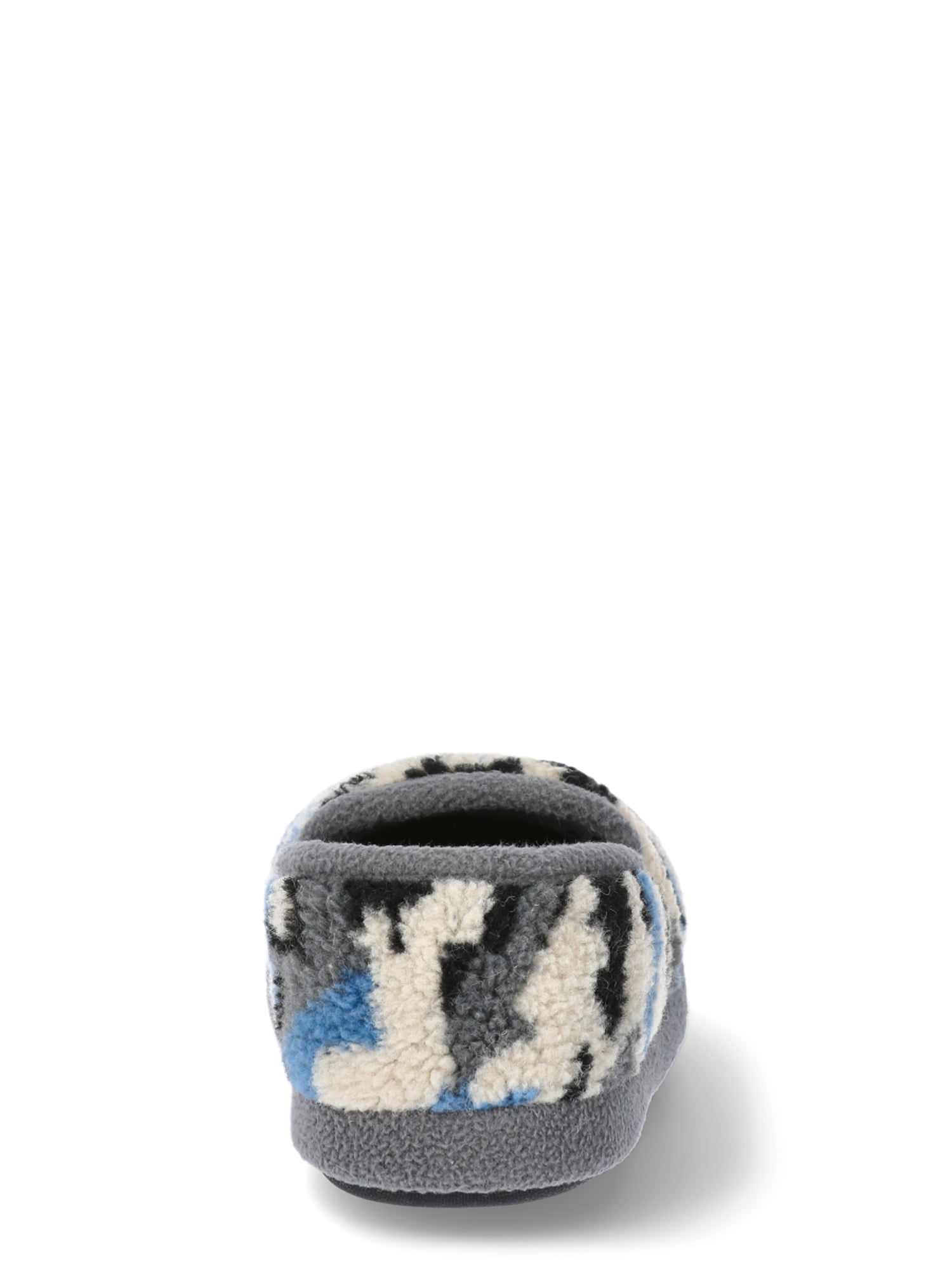 Wonder Nation Little and Big Boys' Fleece Camo Slippers