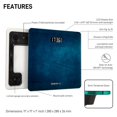 thumbnail image 3 of DUKAP LIFE Digital Bathroom Body Weight Scale - Blue Concrete Design, 3 of 6