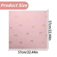 thumbnail image 3 of SUSHANG 20 PCS Premium Floral Wrapping Paper with Embossed Knotted Bows and Hearts | Extra-Wide Thickened Sheet for Elegant Christmas Bouquets, Gift Baskets and Present Packaging, 3 of 5