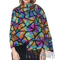 thumbnail image 5 of Shawl Wraps for Women - Colored Glass1 Oversized Fall Winter Fashion Blanket Scarf for Women, 5 of 6