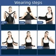 thumbnail image 6 of XIRQI Posture Corrector for Women,Invisible Wear Back Brace,Unisex Design Shoulder Brace,Black,S, 6 of 6