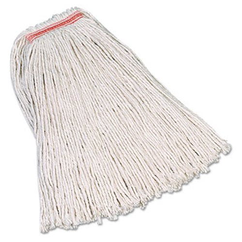 Rubbermaid F11712 Cut End 20 Oz Cotton Mop Head White 12 Mops Walmart Com Walmart Com