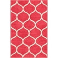 thumbnail image 3 of Unique Loom Trellis Frieze Collection Area Rug - Rounded (2' x 3' 1" Rectangle Pink/Ivory), 3 of 7