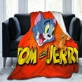 thumbnail image 6 of Tom And Jerry Blanket, Super Soft Throw Blanket For Bed Sofa Couch, Cozy Flannel Blanket For Bedroom Livingroom, 60"X50", 6 of 9