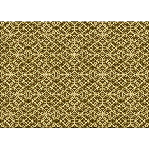Ahgly Company Machine Washable Indoor Rectangle Transitional Red Brown Area Rugs, 2' x 4'