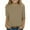 Khaki, variant on ZACPNCV Kids Three-Quarter Sleeve Shirts Crewneck Solid Color Pullover Basic Tees Daily Tees Blouses Spring Summer Clothes Olive Green 3-4 Years