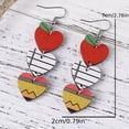thumbnail image 2 of TRIO Heart-Shaped Colorful Dangle Earrings Set - Simple, Cute, Adorable Design - Back to School Essential, Female Gift Idea, Lightweight, Hypoallergenic, Nickel-Free, Easy to Wear, 2 of 5