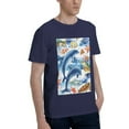 thumbnail image 2 of Bingfone Marine Animals Men'S Loose Fit Short-Sleeve Pocket T-Shirt, 2 of 7