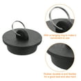 thumbnail image 4 of Tapón de drenaje de goma de 4 piezas con anillo colgante, se adapta a 1-1/2 pulgadas a 1-5/8 pulgadas, negro, 4 of 6
