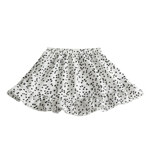 MEZZALL Floral Girls Skirts For Toddler Kids Soft Stretchy Summer Outfits Outdoor Skirts Comfortable Casual Wear Infants Dailywear Cozy / 3-4 Years