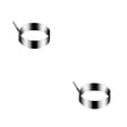 thumbnail image 2 of Ounissouiy Molde de huevo frito antioxidante cepillado pulido hogar restaurante cocina pastel molde para panqueques accesorios de herramientas con 9cm 2piezas, 2 of 6