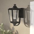 thumbnail image 7 of Worldwide Lighting E10009-001 13 in. Drayton 1-Light Painted Outdoor Wall Sconce Lamp&#44; Matte Black, 7 of 7