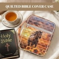 thumbnail image 3 of Yuyamidu Horse Bible Cover Case for Women Sunflowers Bible Cover Bag Quilted Bible Carrying Case Study Supplies Accessories Christian Gifts for Women, 3 of 8