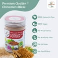 thumbnail image 4 of Fragrant Tales Premium Organic Ceylon Cinnamon Powder – 3.52 oz (100g), USDA Certified, Non-GMO, Gluten-Free, True Cinnamon from Sri Lanka, 4 of 6
