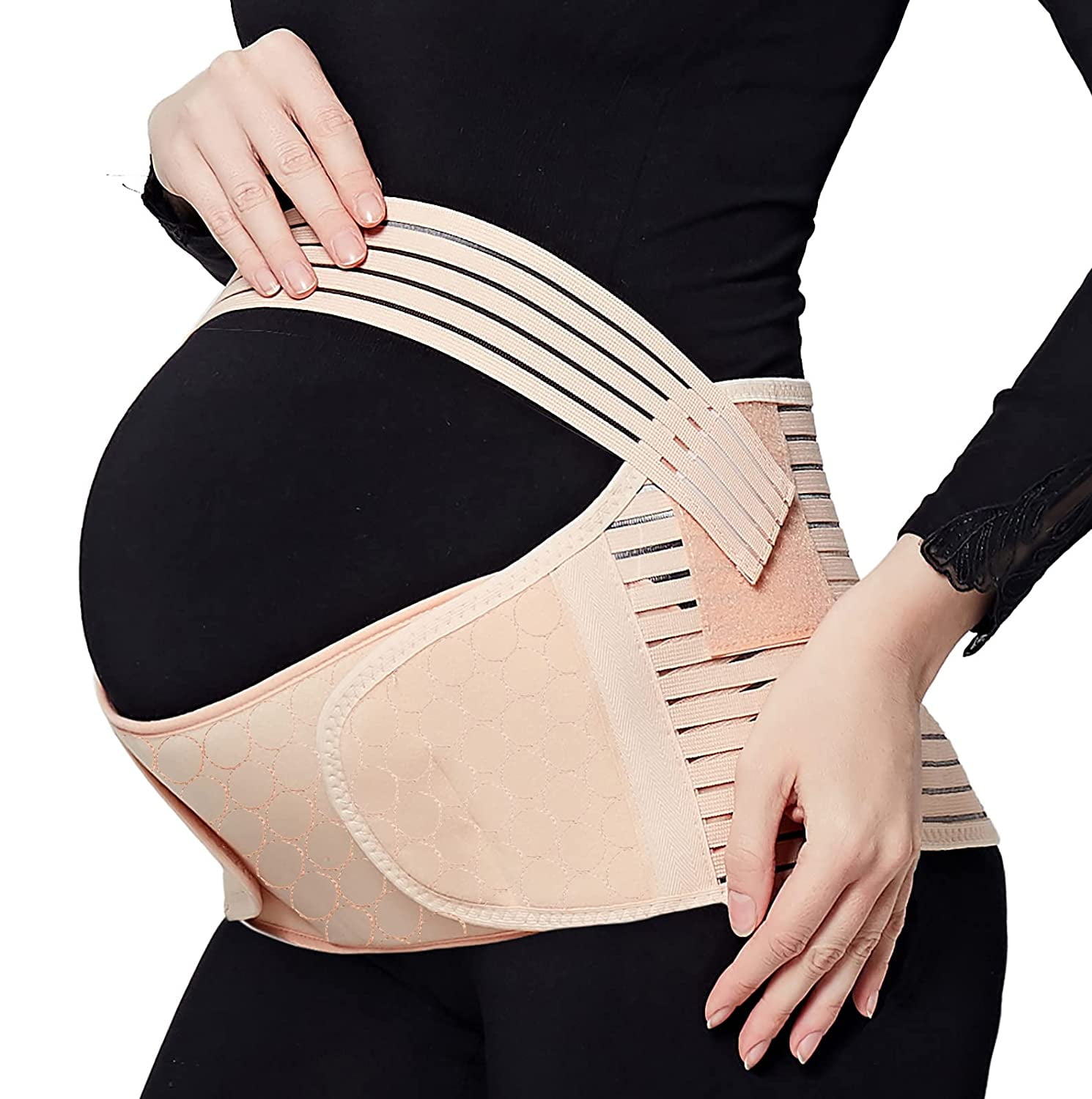 Maternity belt pregnant girth belt waist and abdomen back girth support