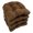 Dark Brown, variant on 16-inch Solid Micro Suede U-shaped Tufted Chair Cushions (Set of 4)