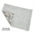 thumbnail image 2 of MidWest Homes for Pets QuietTime Reversible Dog Crate Pan Cover, 24 inch, Fleece, Gray Floral, 2 of 8