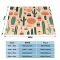 thumbnail image 4 of XMXT Flannel Throw Blanket for Couch, Flat Tropical Plants Bed Sofa Decor Blankets for Home Bedroom, 40 x 30 inches, 4 of 9