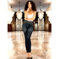 thumbnail image 4 of Pack de 2 Leggins Mujer Unitalla Mezclilla Faja Alta Estilo Pantalón Mezclilla Jegging Tiro Alto, Mallon licra Cómodos Elásticos, 4 of 5