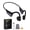Black, variant on Bone Conduction Headphones, Open-Ear Bluetooth 5.4 with 18H Playtime, IPX6 Waterproof Sport Earbuds for Running