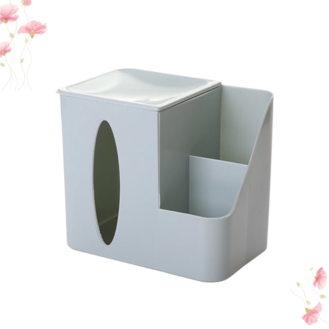 Raindrops 1Pack Facial Tissue Paper Holder Light Blue -Friendly Material for Kitchen