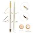 thumbnail image 1 of FOCALLURE 3D Shaping Duo Lying Silkworm Gel Eyeliner, Smooth 2-in-1 Gel Eyeliner Pencil,Long Lasting Waterproof Eyeliner Pen with Multi-use and Scalable Design,E01-Matte brighten+light brown, 1 of 1