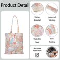 thumbnail image 2 of Sac d'Épicerie Réutilisable Écologique avec Étoile de Mer Aquarelle - Pliable et Lavable en Machine, 2 of 5