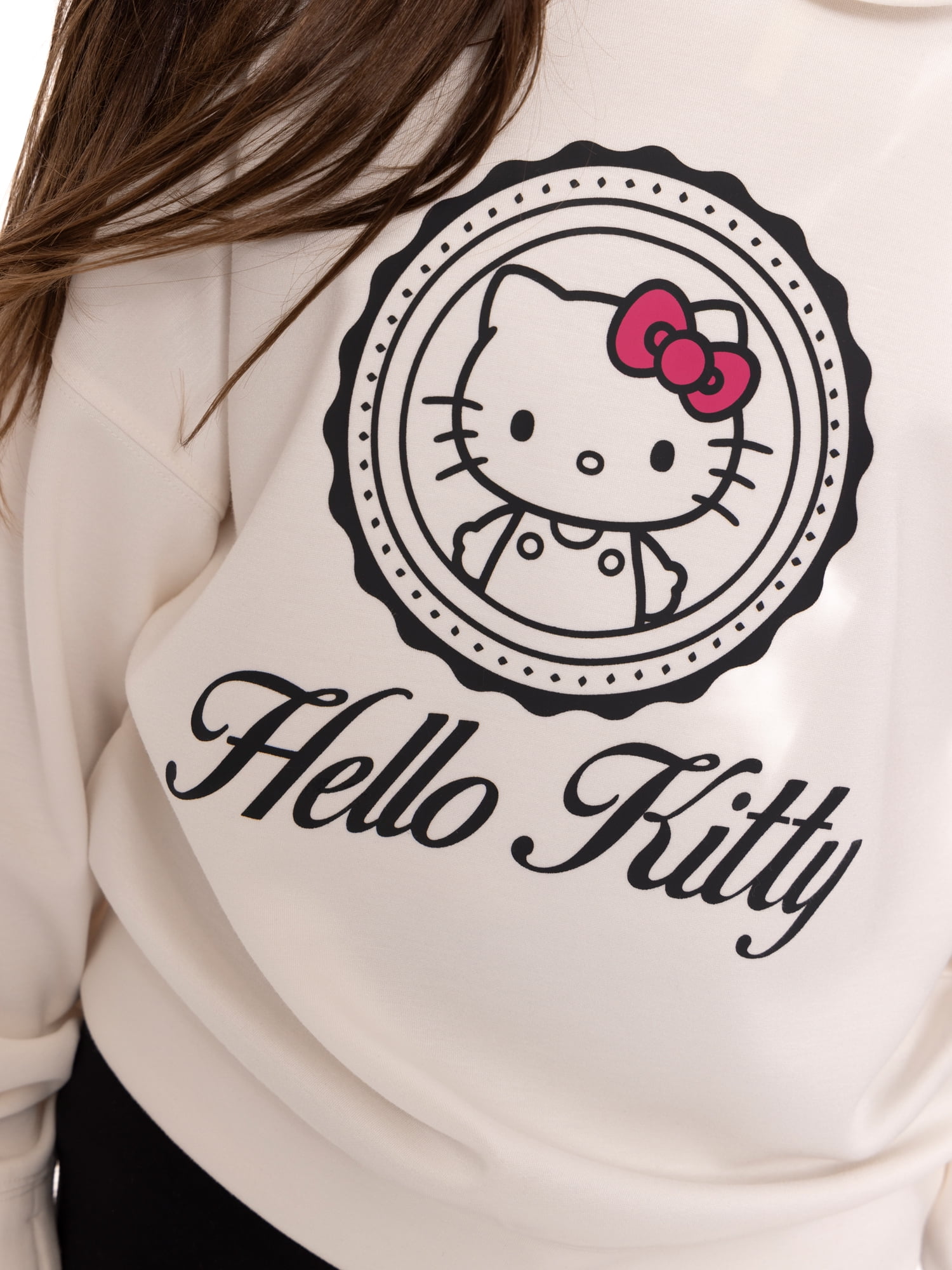 Hello Kitty Girl's Long Sleeve Graphic Hoodie, Sizes 4-12