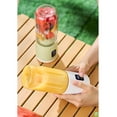 thumbnail image 5 of Hearthoom Portable Blender, Usb Rechargeable Personal Blender, Small Smoothie & Shake Maker with 12 Blades, Compact Travel Mini Juicer Cup for Home, Gym, Office, 500Ml,White, 5 of 8