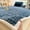 Blue, variant on Herrnalise Twin Size Milk Velvet Jacquard Mattress Topper Soft Quilted Down Alternative Anti-Slip Bottom Mattress Pad Elastic Straps Warm Mattresses, Pink 35" x 79"