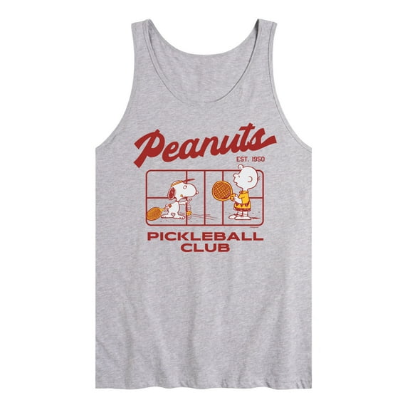 Peanuts - Pickleball Club - Snoopy and Charlie Brown - Men's Jersey Tank