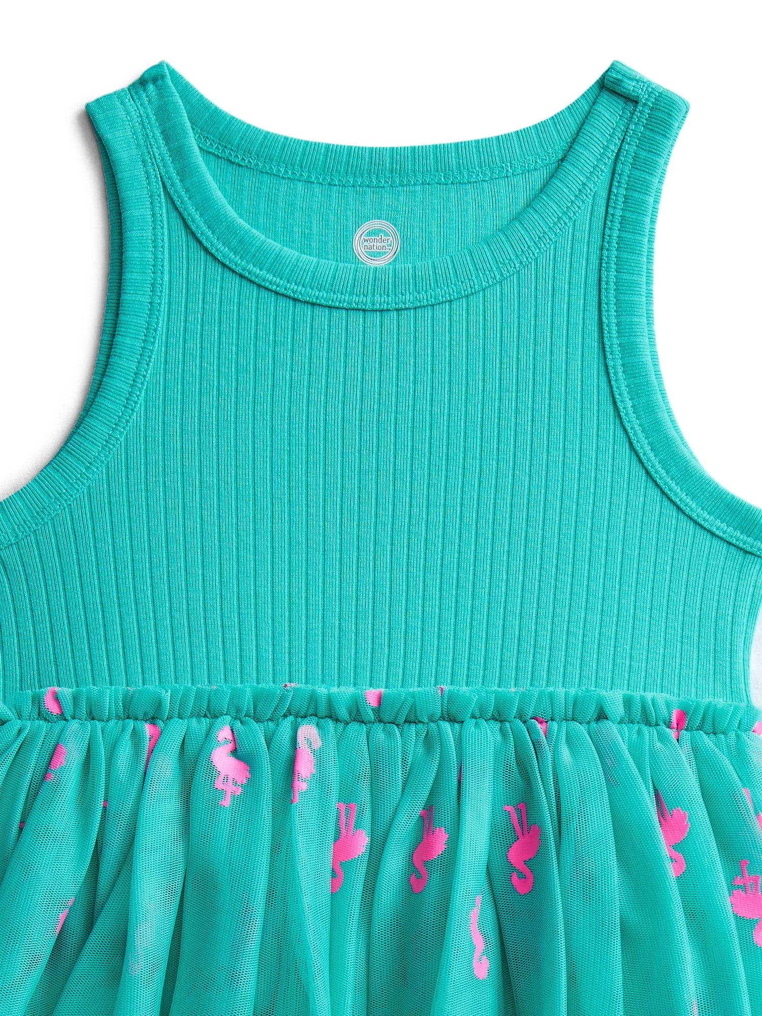 Wonder Nation Toddler Girls Tank Tutu Dress, Sizes 12M-5T