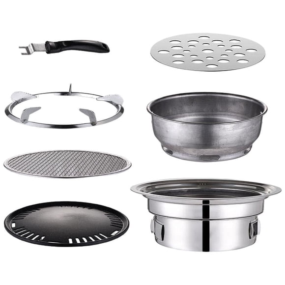 Abbracc Korean Barbecue Grill Portable Tabletop Grill Standard 23.5cm