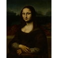 thumbnail image 2 of Follower of Leonardo da Vinci 15x18 Black Ornate Wood Framed Double Matted Museum Art Print Titled - Here is Lisa, 2 of 5