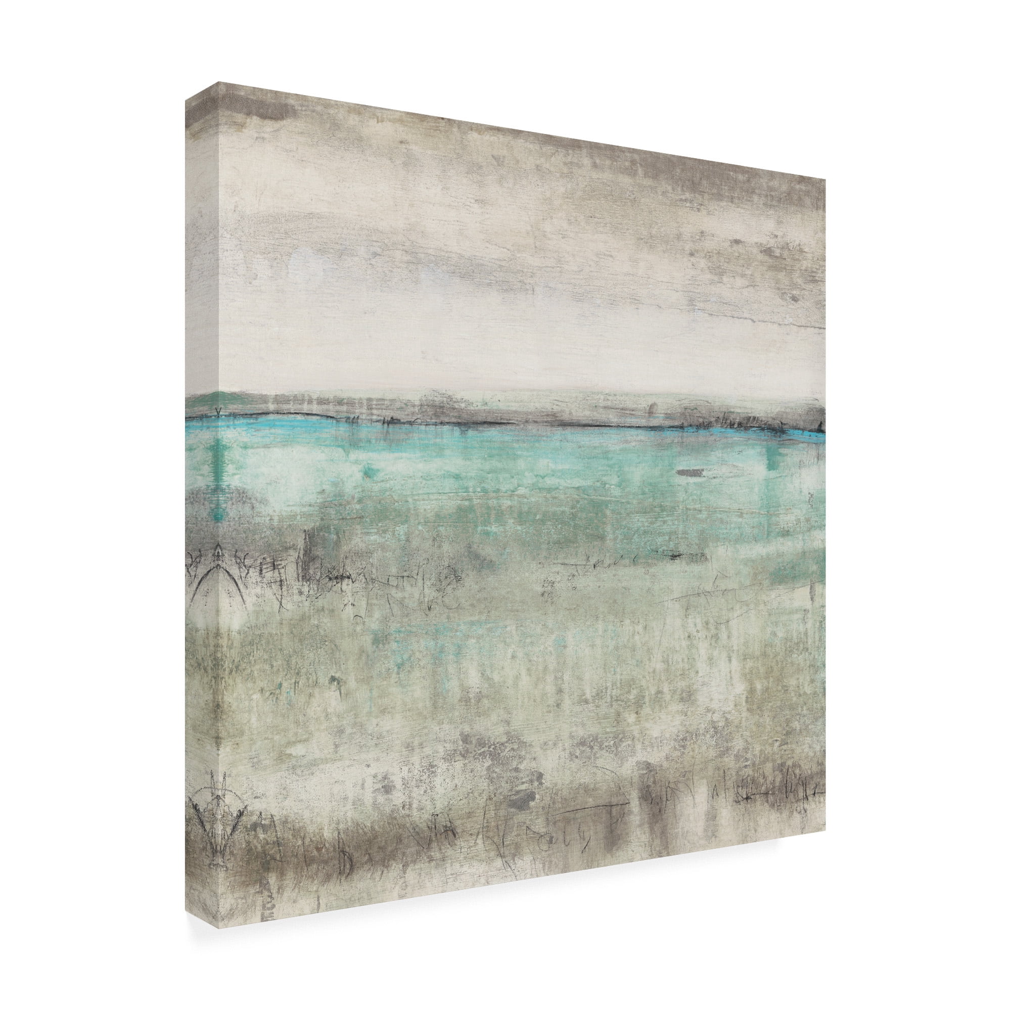 Trademark Fine Art 'Aqua Horizon II' Canvas Art by Tim OToole