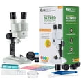 thumbnail image 4 of IQCREW by Amscope Kid's Look and Learn Rock and Mineral Collecting Activity Kit with Portable 20X-50X Magnification LED Dual-Illumination Stereo Microscope, 4 of 6