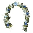 thumbnail image 1 of 6.5FT Handcrafted Artificial Rose Flower DIY Garland Greenery Garland for Wedding Centerpieces Ceremony Arch Arbor Reception Table Decorations Wedding Decor, 1 of 10