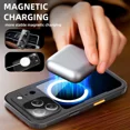 thumbnail image 3 of for iPhone 17 Pro Waterproof Case Compatible with MagSafe, Magnetic Waterproof Full Body IP68 Underwater Case Built-in Screen Protector Military Grade Shockproof Phone Cover with Lanyard, 3 of 7