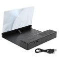 thumbnail image 2 of Phone Screen Magnifier, Large Screen Uncomfortable Lasting Endurance  Speaker Screen Magnifier, for Watching Movie Chase Drama Black, 2 of 7