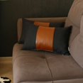 thumbnail image 3 of Set of 4 White and Black Lumbar Pillow Covers, 3 of 5