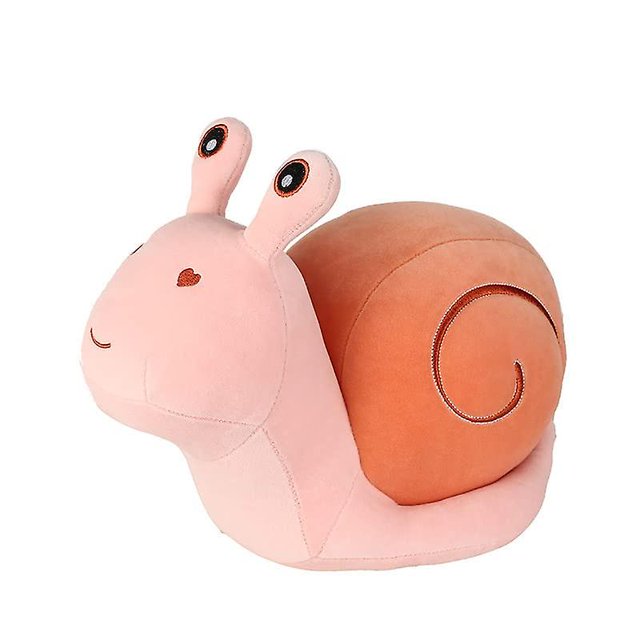 Caracol de peluche de juguete Caracol de peluche de animal lindo caracol rosa de peluche suave almohada muñeca juguetes de peluche creativos para regalo de Navidad (38 cm)